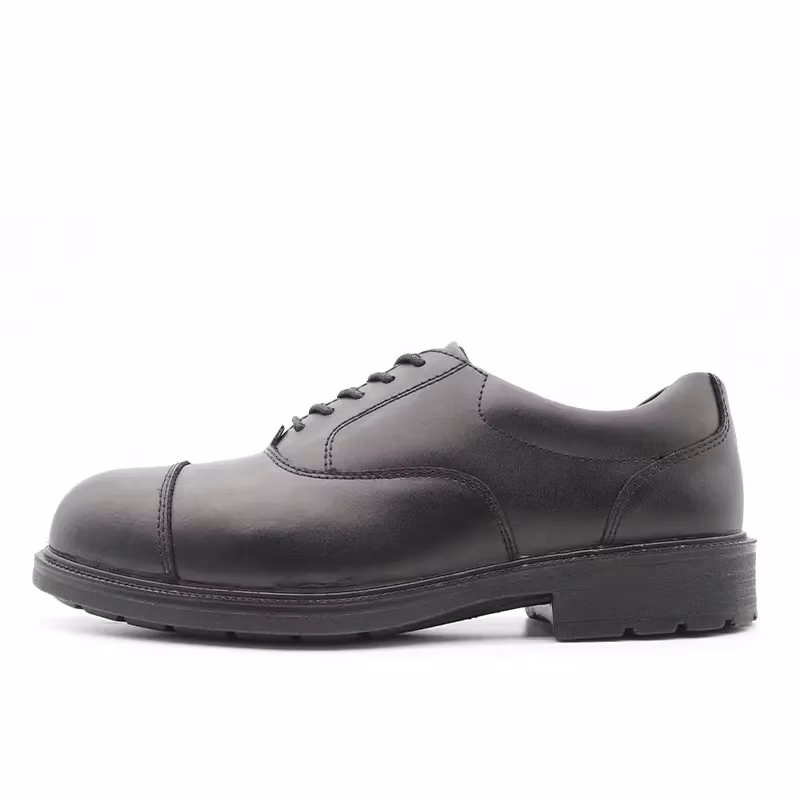 Anti-Slip Genuine Leather Steel Toe Puncture-Proof Men′s Fashionable Executive Safety Shoes