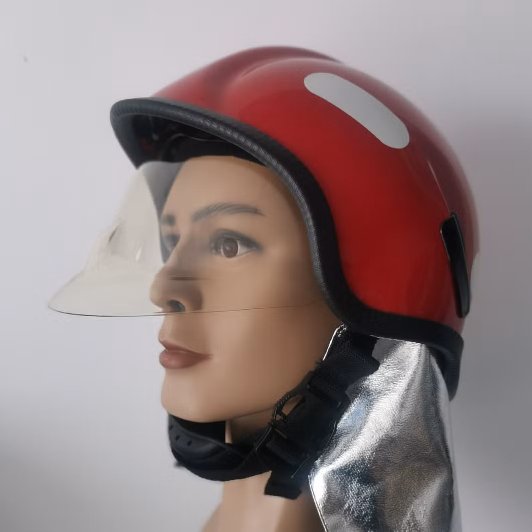 High Quality Fireman Safety Helmet Firefighting Equipment Fire Rescue Helmet with CE En443