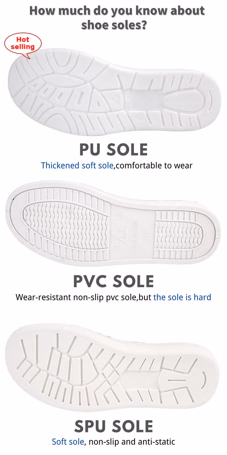 Ln-1577105 Spu Conductive Insole Safety Working ESD Anti Static Shoes