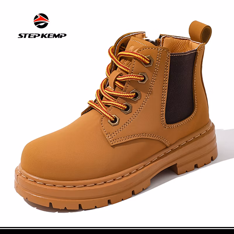 Children Winter Imitation Suede Leather Sneakers Casual Snow Boots Ex-24h8115