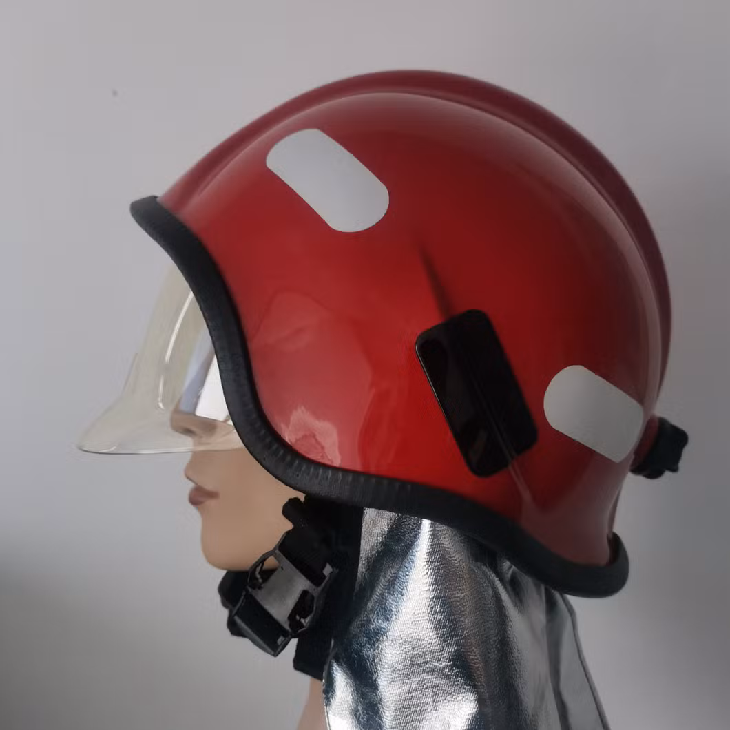 High Quality Fireman Safety Helmet Firefighting Equipment Fire Rescue Helmet with CE En443