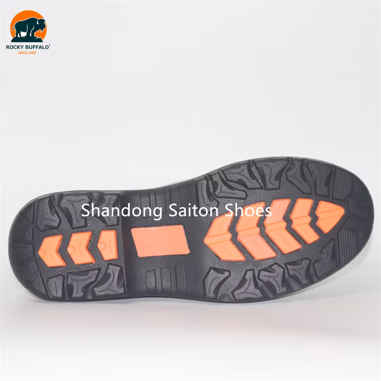 Rocky Buffalo Unisex S3 PU+Rubber Sole Safety Shoes Waterproof Genuine Leather Comfortable All Seasons Boot Spring Summer