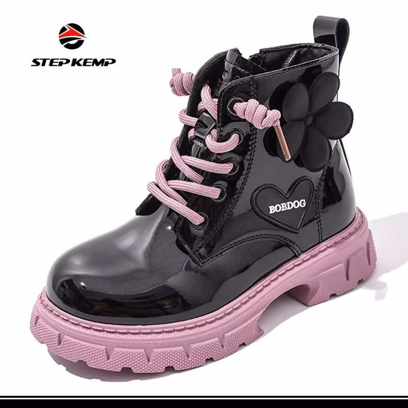 Children Winter Imitation Suede Leather Sneakers Casual Snow Boots Ex-24h8115