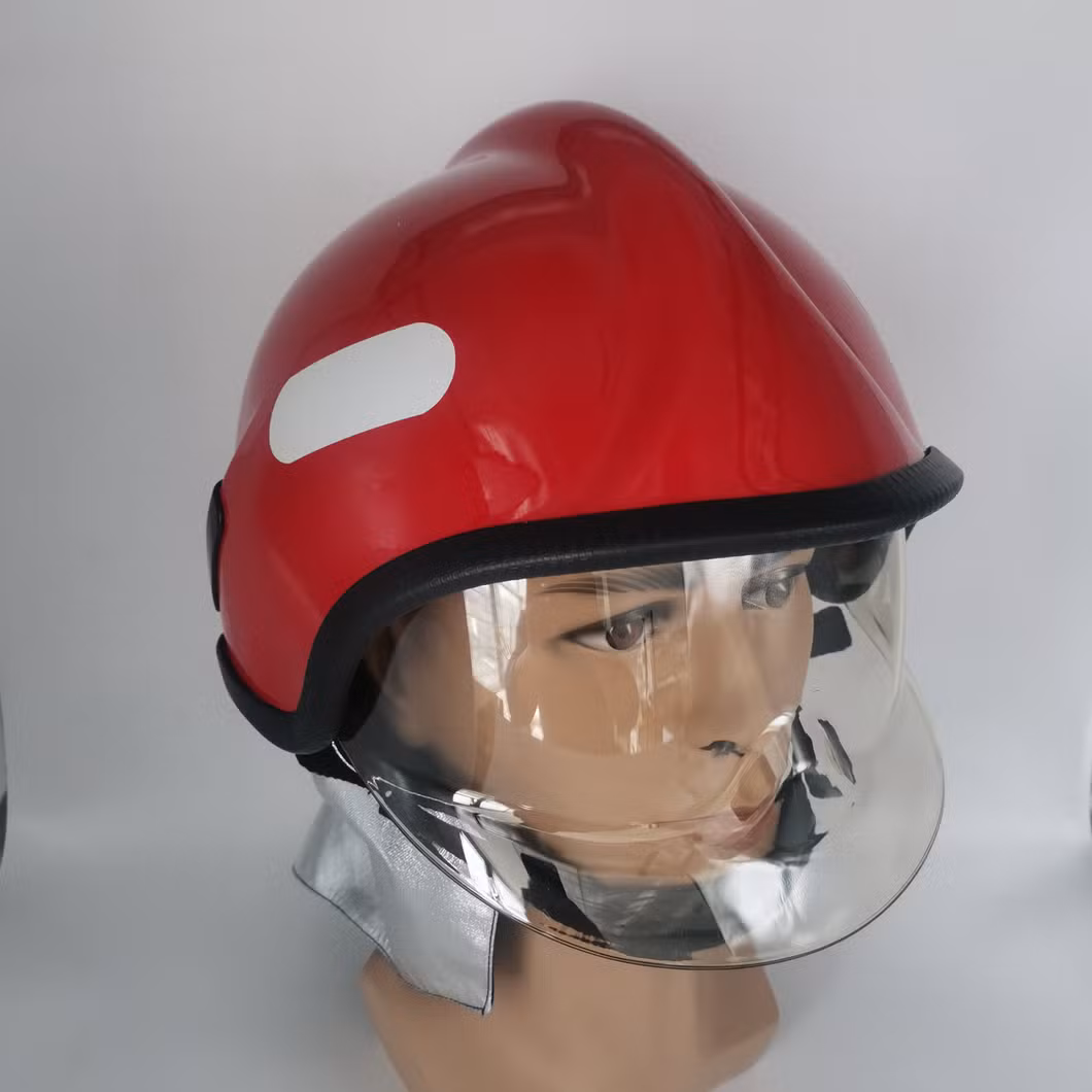 High Quality Fireman Safety Helmet Firefighting Equipment Fire Rescue Helmet with CE En443