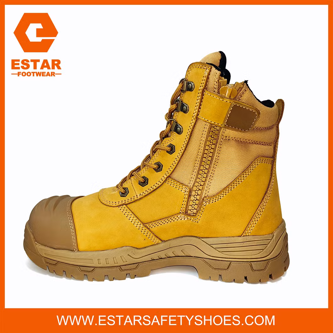 Zip Sided Oil Acid & Organic Fat Resistant Mens Work Boots