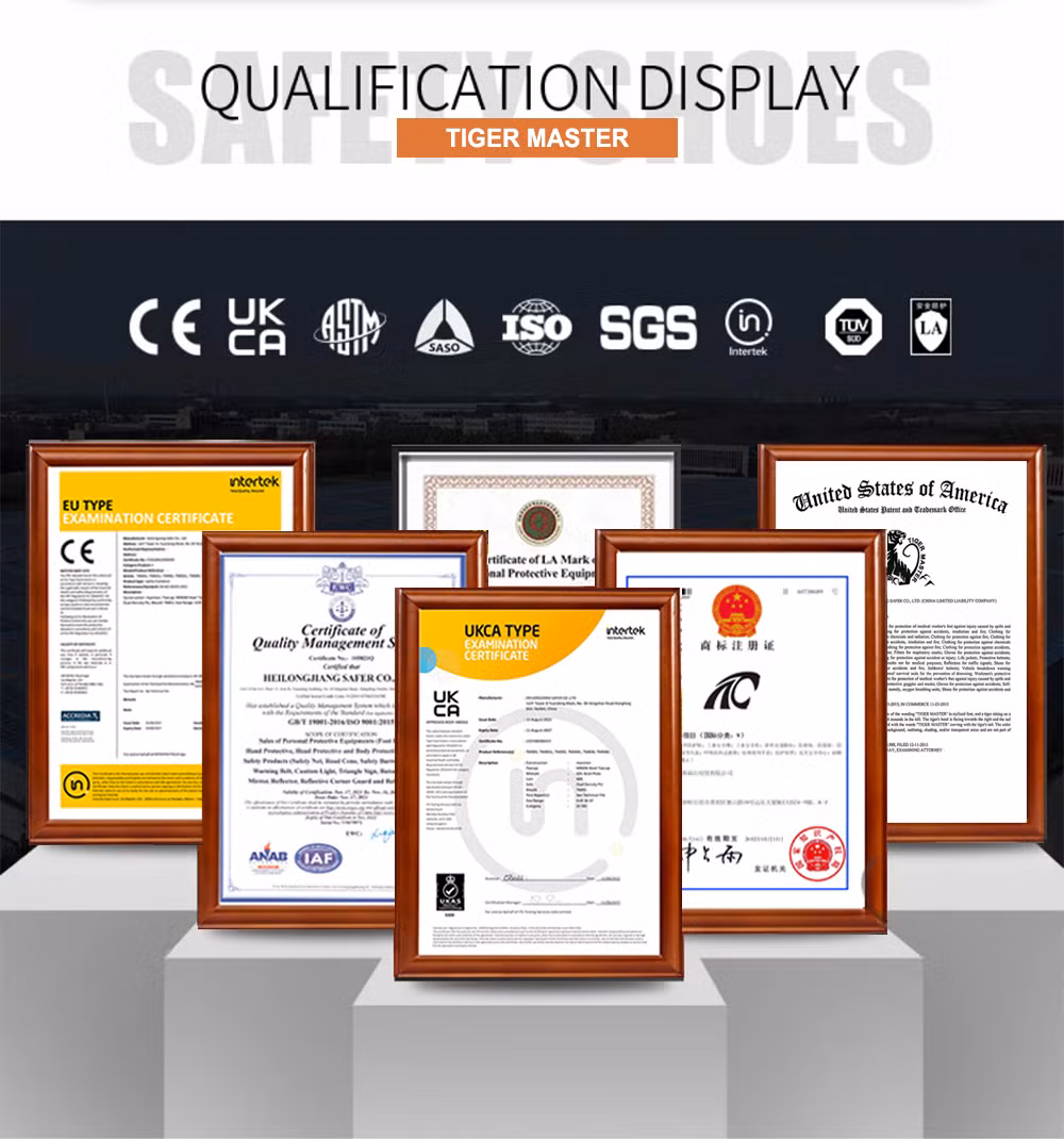 Oil Water Resistance Non-Slip Steel Toe Anti Puncture Leather Safety Shoes for Winter