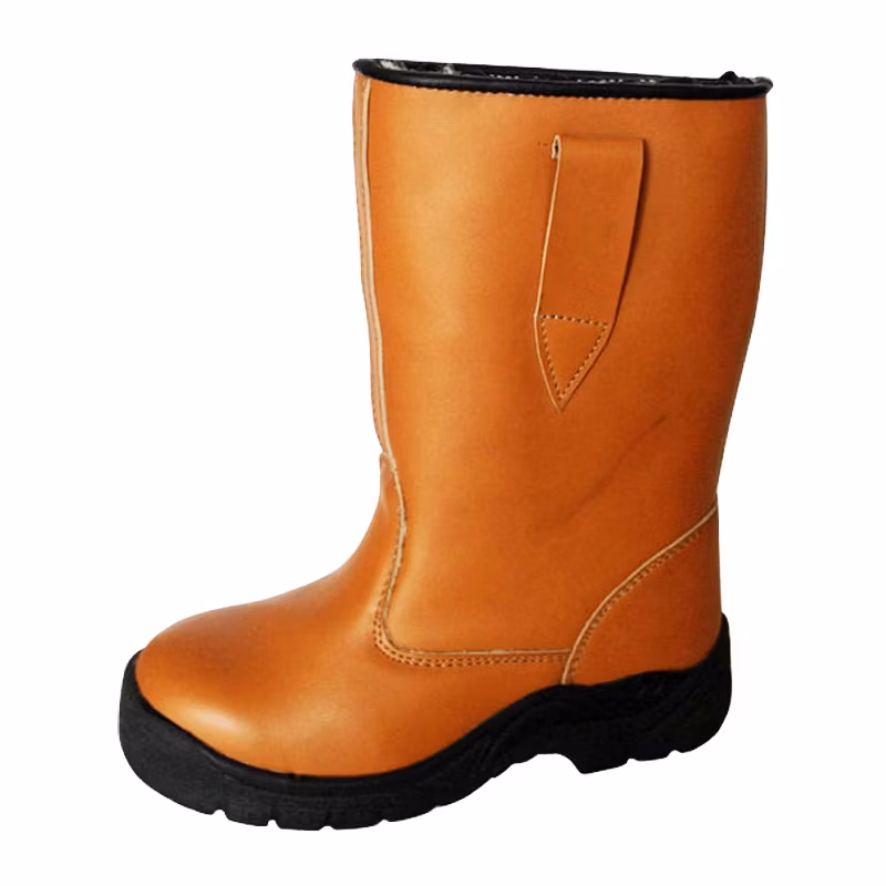 Full Grain Split Leather Steel Toe & Midsole Safety Wellington Boots