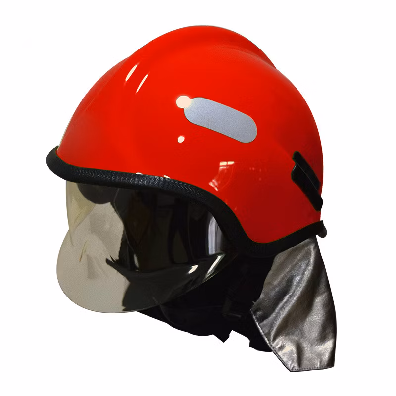 High Quality Fireman Safety Helmet Firefighting Equipment Fire Rescue Helmet with CE En443