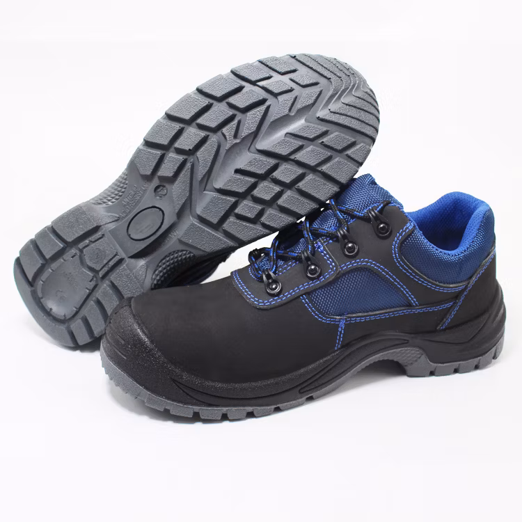 S1p S3 Nubuck Leather/Cow Split Leather Anti-Puncture Safety Shoes