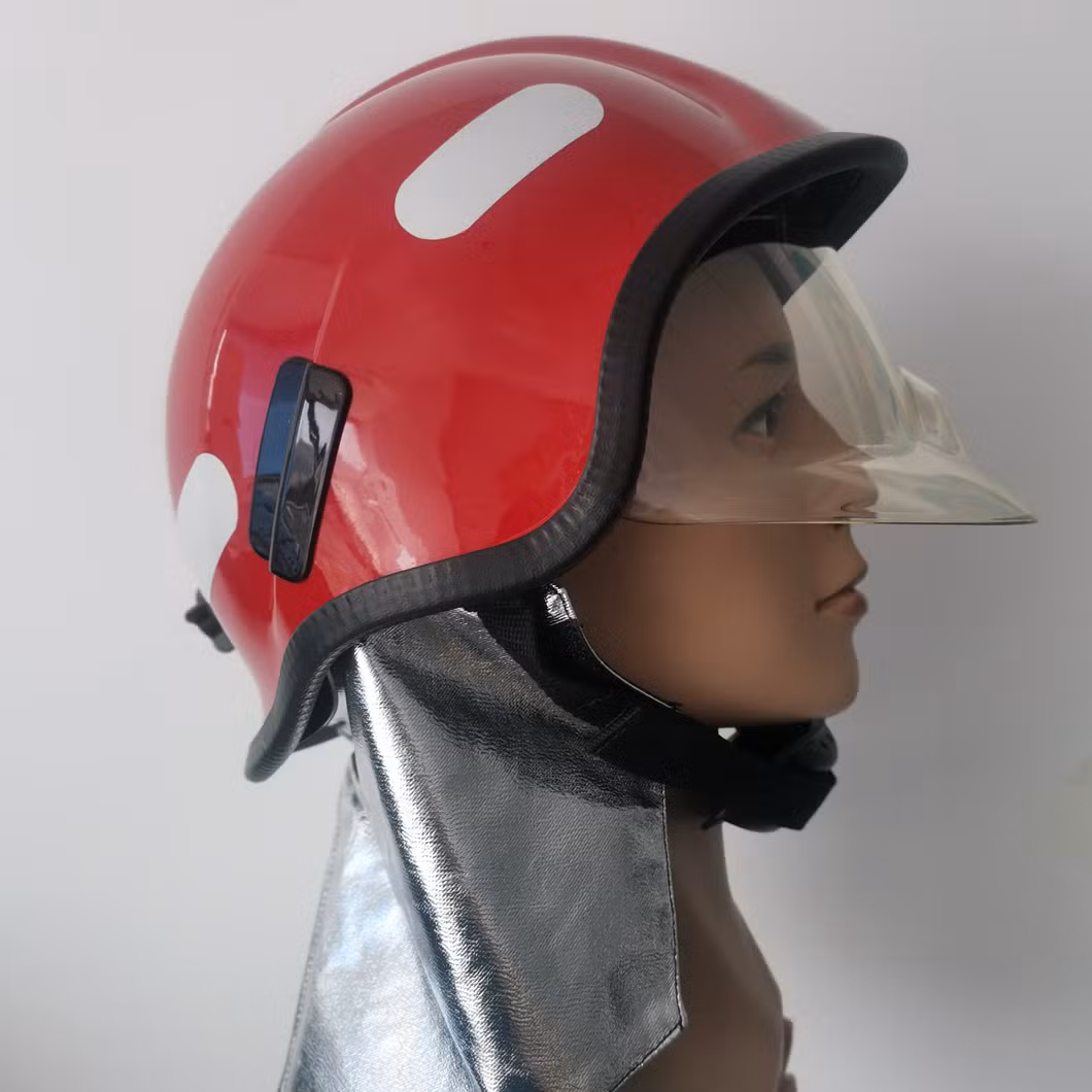 High Quality Fireman Safety Helmet Firefighting Equipment Fire Rescue Helmet with CE En443