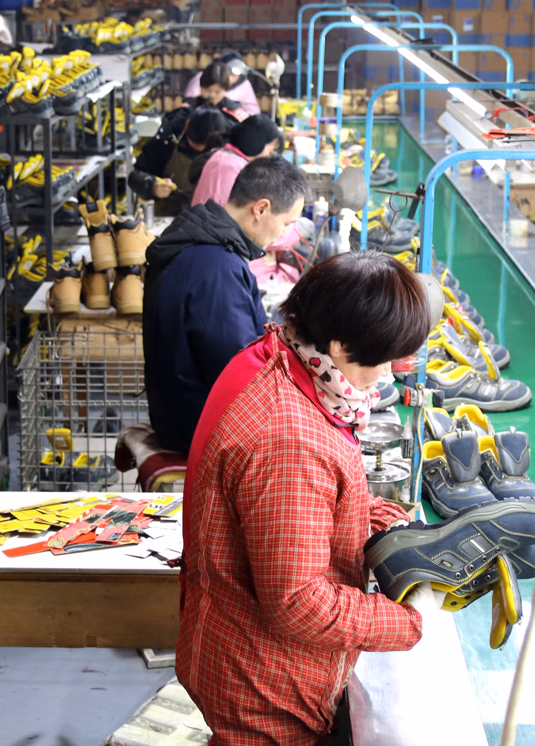 Cleanroom ESD Antistatic White Steel Toe Breathable Safety Shoe ESD Anti-Static Shoes