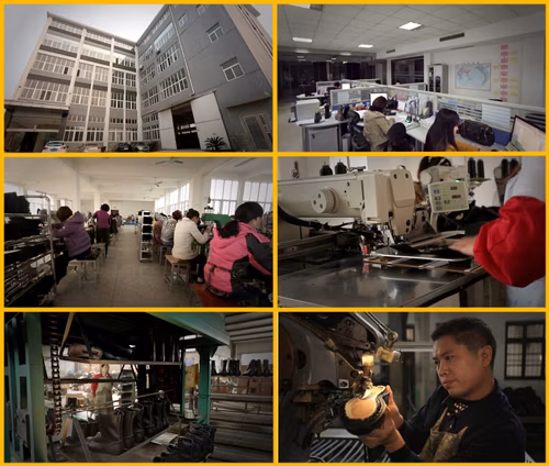 Military/Army/Police Style Black Patent Cow Leather Goodyear Welt Ankle Office Shoes