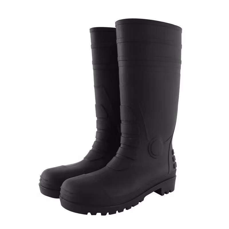 Armor Waterproof Safety Gumboots with Steel Toe Plate Safety Rain Boots