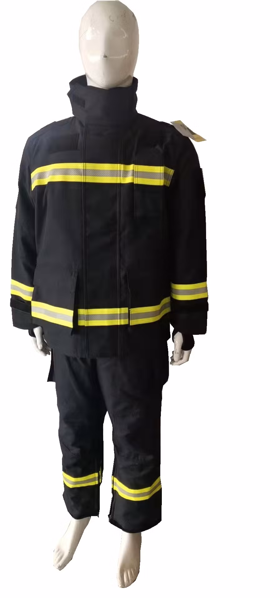 Fire Resistant Firefighter Boots with Slip-Resistant Soles