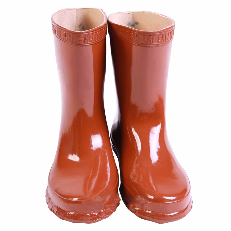 High Quality 25kv Insulated Rubber Sole Non-Slip Electrician Boots Anti-Electric High Top Rain Boots