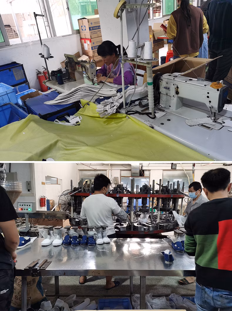 Factory Cleanroom Class 100-1000 PVC Sole Canvas Antistatic Short Boots ESD Bootie