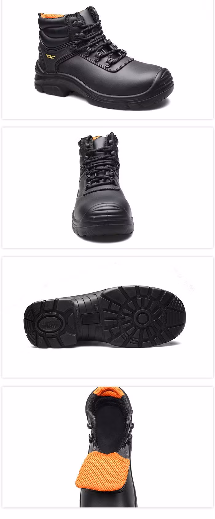 Safety Shoes Hot Sale Fashionable Good Quality Chelsea Leather Working Boots Industrial Mining Safety Shoes for Men