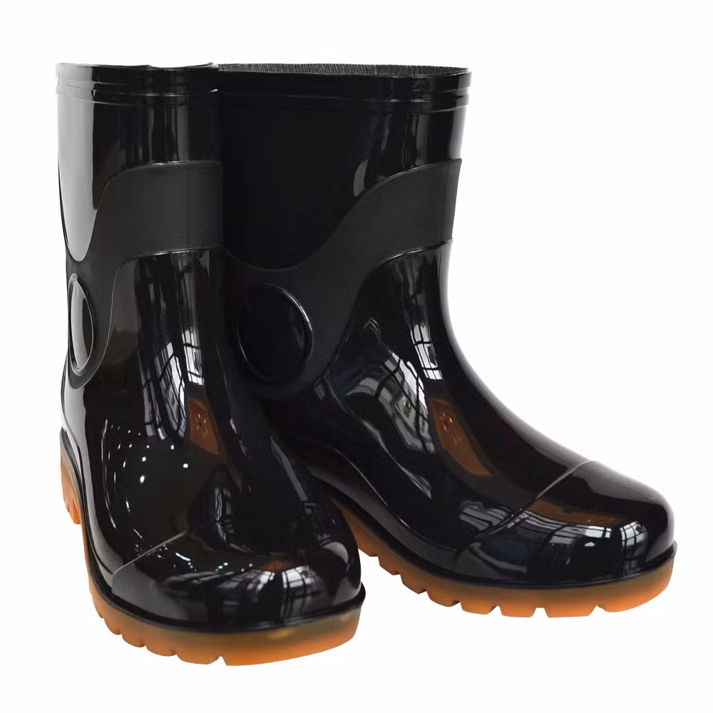 Farmer Short PVC Waterproof Rain Boot for Men