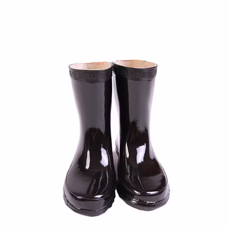 High Quality 25kv Insulated Rubber Sole Non-Slip Electrician Boots Anti-Electric High Top Rain Boots