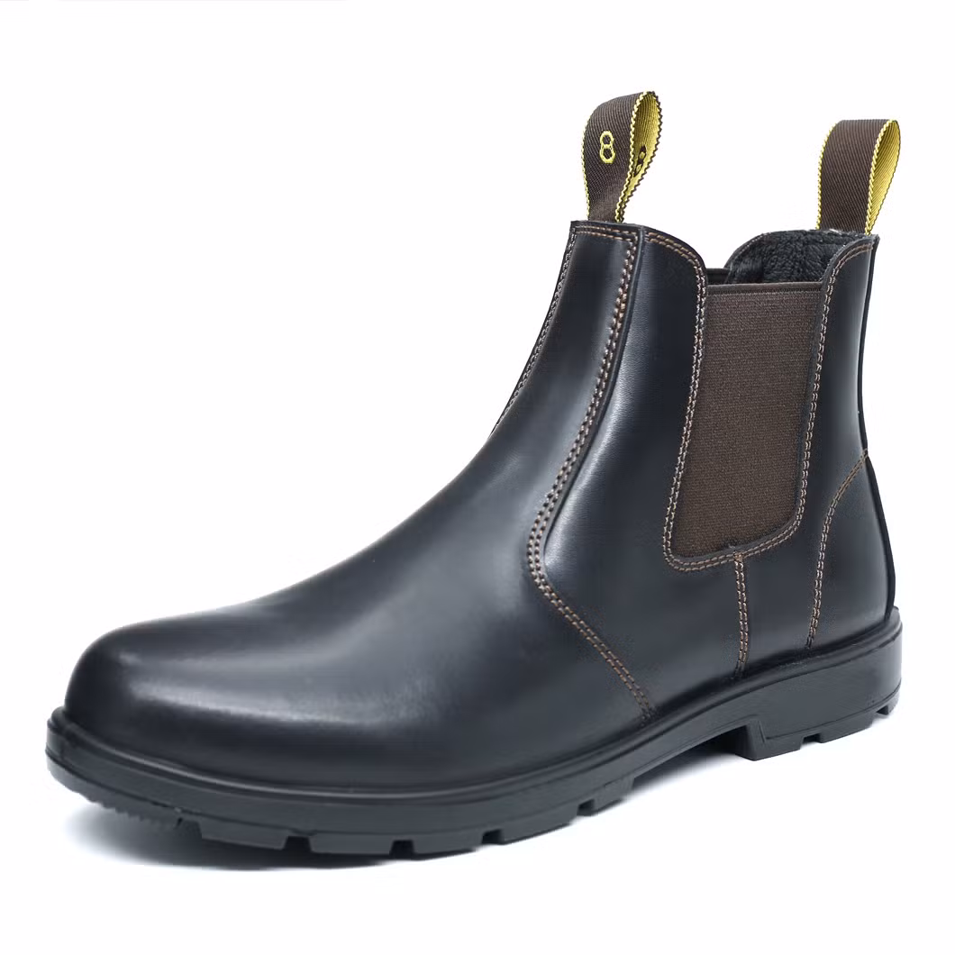 Manufacturer Factory Custom Safety Shoes for Men Steel Toe Leather Slip Resistant Waterproof Stab Resistant Wholesale