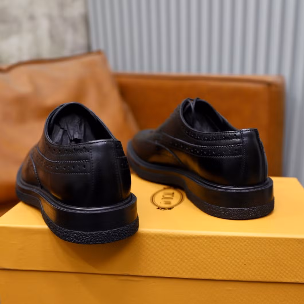 Luxury Branded Tod Office Men Bussiness Genuine Leather Shoes Footwear Formal Oxfords