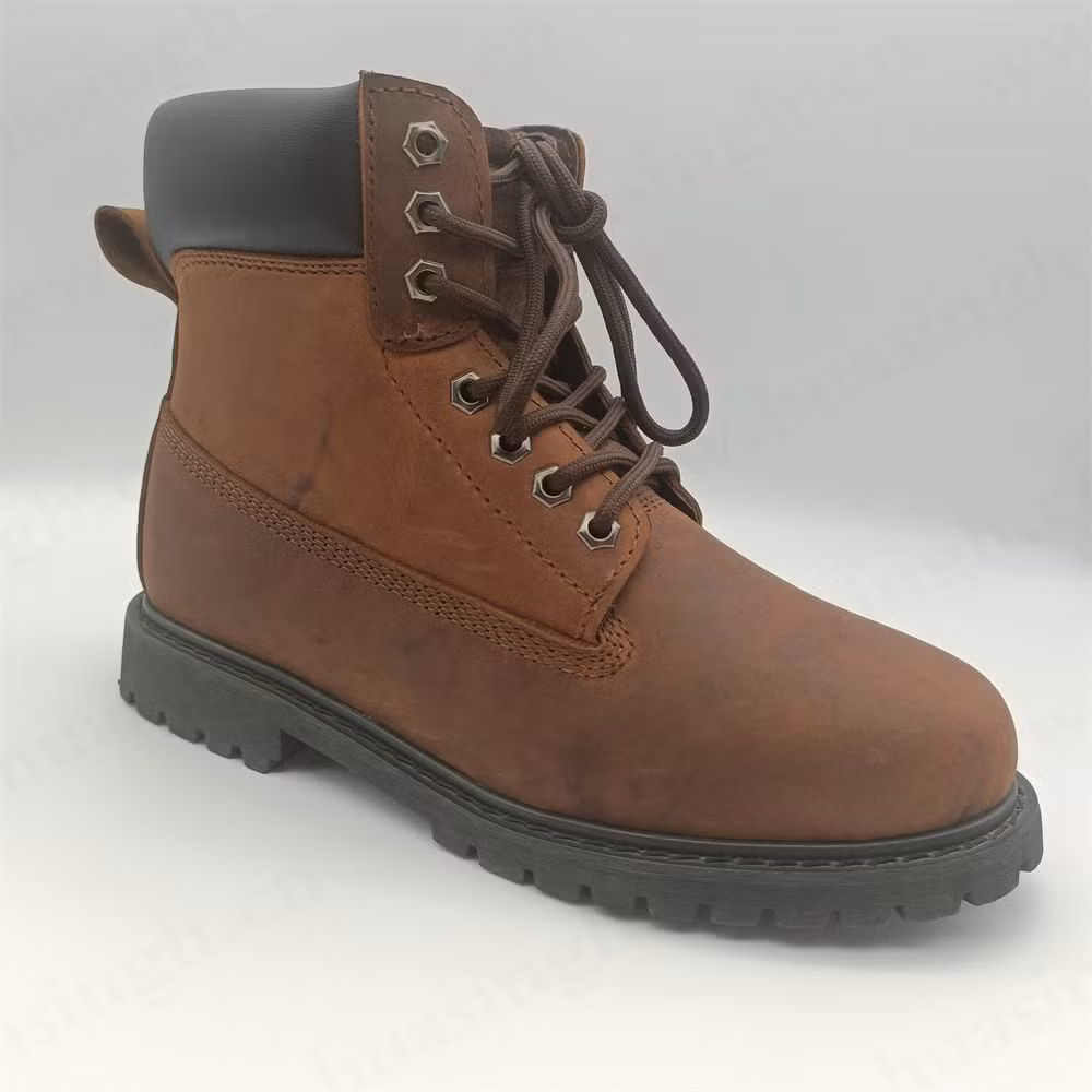 Zh, Strong Durable Rubber Outsole Goodyear Welt Safety Boot Anti-Piercing Crash Proof Outdoor Safety Work Boot HSB287