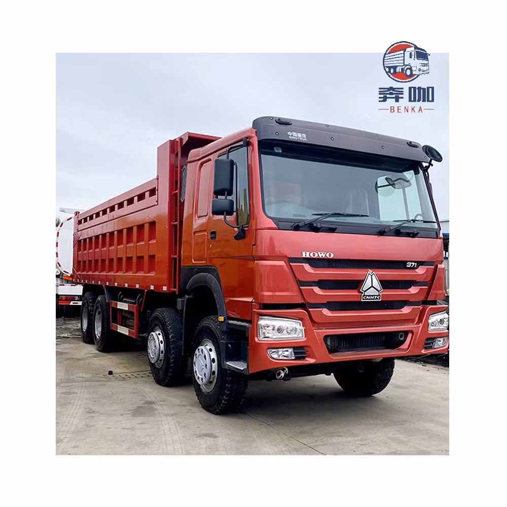 New and Used HOWO Front Lifting Tipper Truck 371/375/400 420HP 8X4 Sinotruck Coal Mining Dump Truck 30t