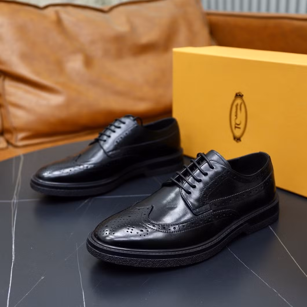 Luxury Branded Tod Office Men Bussiness Genuine Leather Shoes Footwear Formal Oxfords