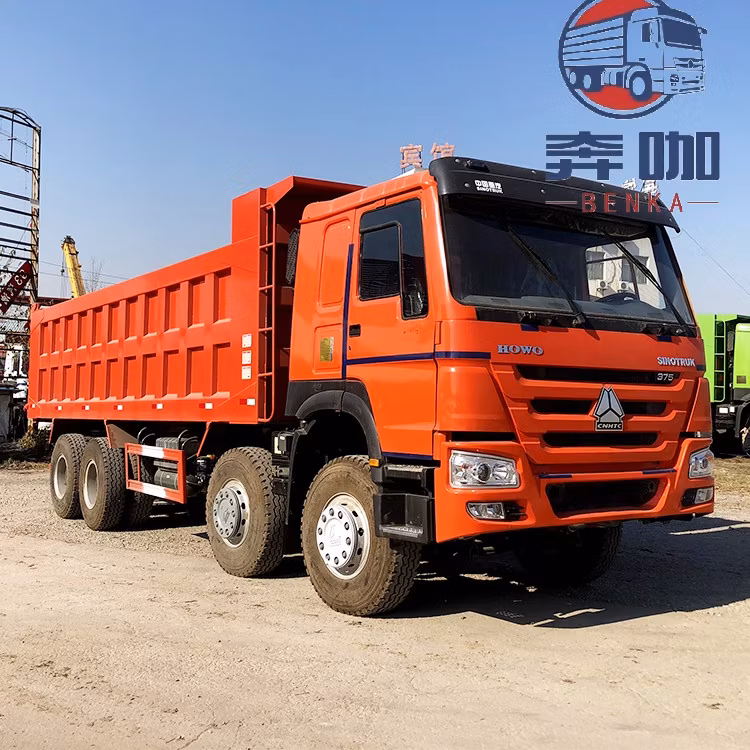 New and Used HOWO Front Lifting Tipper Truck 371/375/400 420HP 8X4 Sinotruck Coal Mining Dump Truck 30t