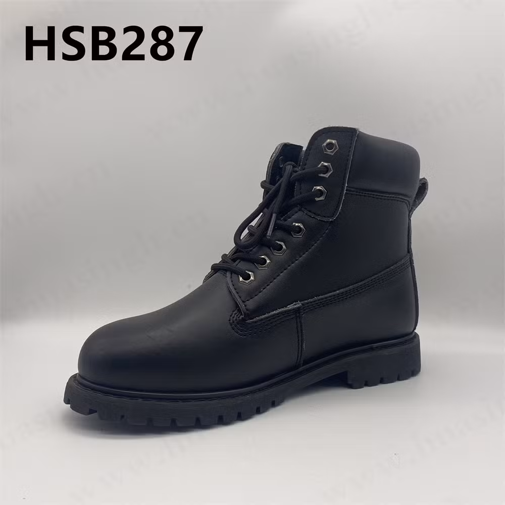 Zh, Strong Durable Rubber Outsole Goodyear Welt Safety Boot Anti-Piercing Crash Proof Outdoor Safety Work Boot HSB287