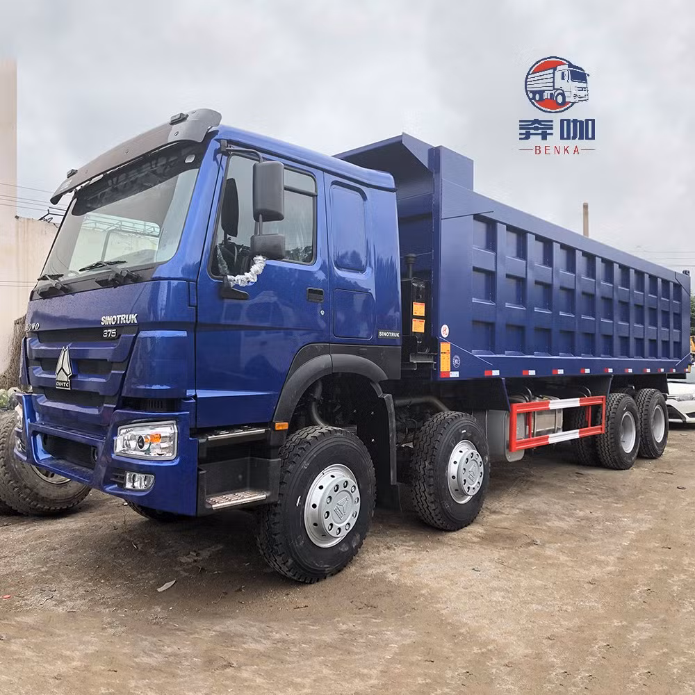 New and Used HOWO Front Lifting Tipper Truck 371/375/400 420HP 8X4 Sinotruck Coal Mining Dump Truck 30t