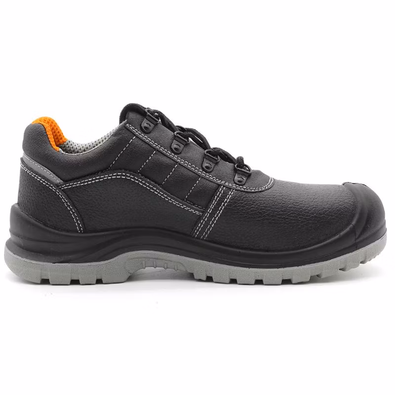 Oil Water Resistant Anti Slip PU Sole Black Leather Steel Toe Prevent Puncture Anti Static Men Protection Safety Shoes Online Shopping