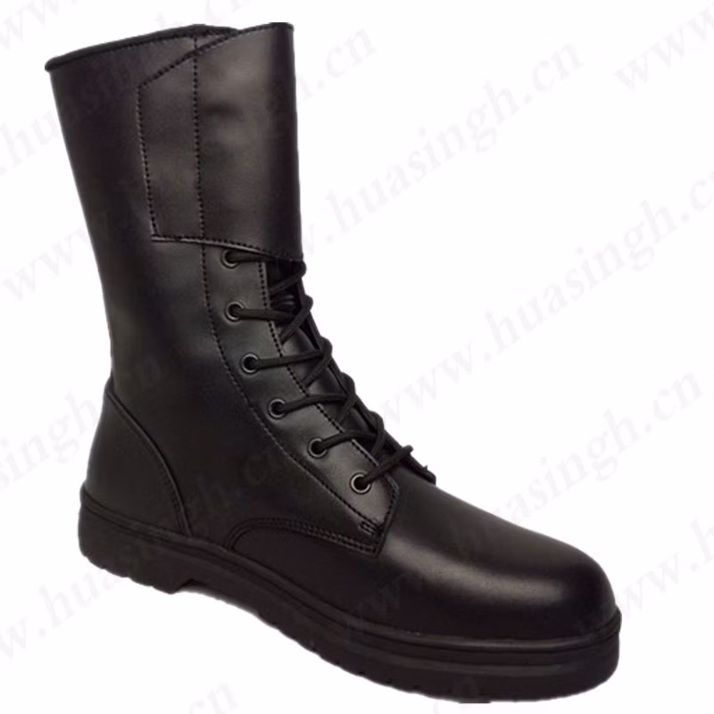 Zh, 10 Inch French Rangers Legion Tactical Combat Boots Goodyear Welt Embossed Leather Uniform Boots Hsm266