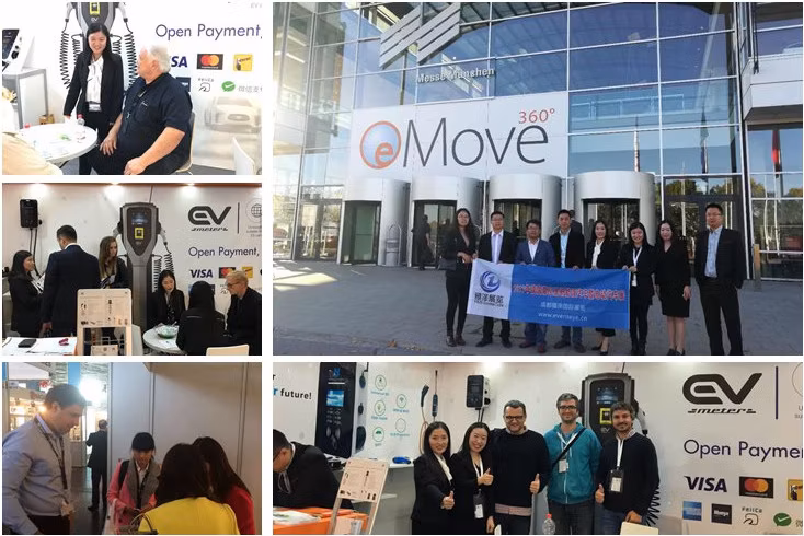 Ce Approved Adjustable 32A Portable EV Charging Wallbox Home Charger with Display