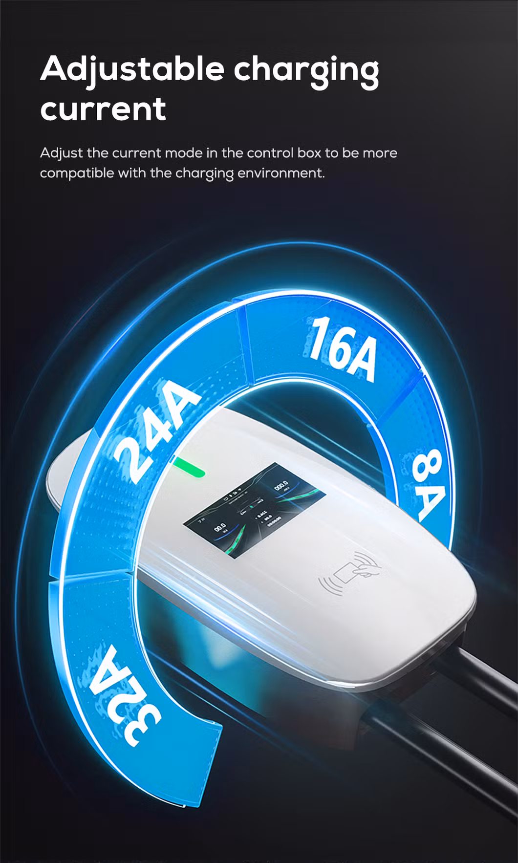 Ovrod 11kw Fast EV Charging Single 3-Phase AC Wall Mount EV Charger New Condition IP65 Pillar Charge Station Modelno Reviews Yet