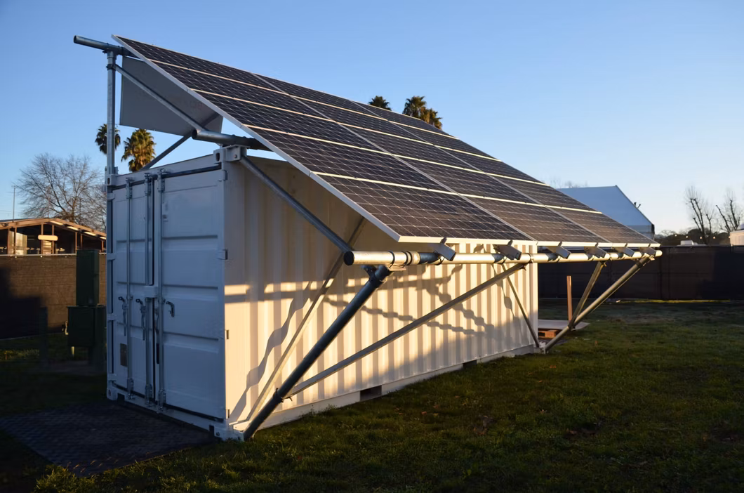 Solar-Powered Container Portable Solar Housing Luxury Solar Home