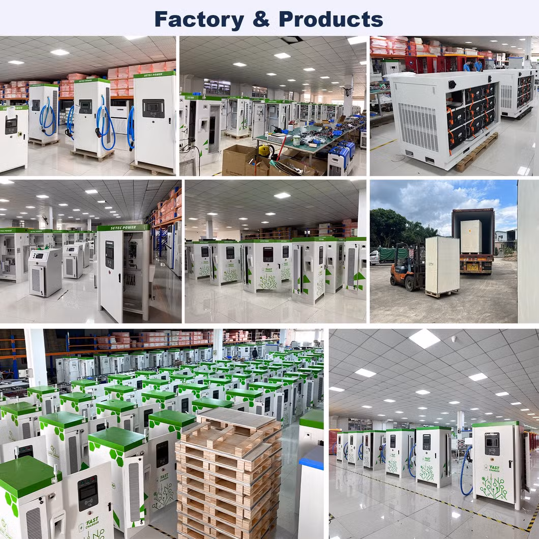 SETEC POWER Self-developed Modules Travel High-Speed 30kW EV Portable DC Electric Car Charger Electric Vehicle Charging Station
