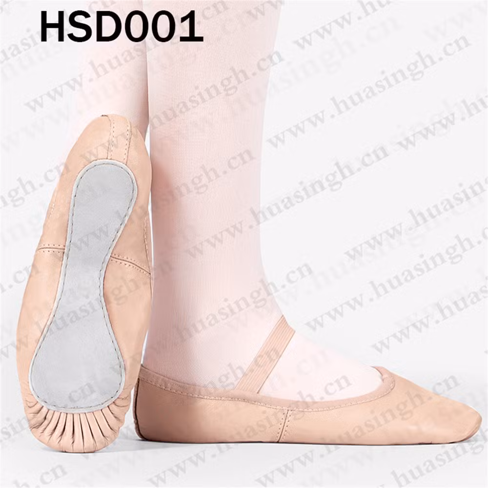 Lxg, High Quality Full Leather Dance Shoe for Children&Lady Factory Direct Sale Small Size Comfy Multicolor Ballet Shoe Hsd001