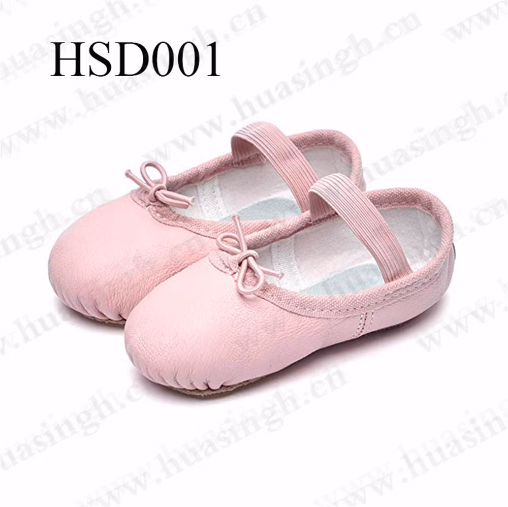 Lxg, High Quality Full Leather Dance Shoe for Children&Lady Factory Direct Sale Small Size Comfy Multicolor Ballet Shoe Hsd001
