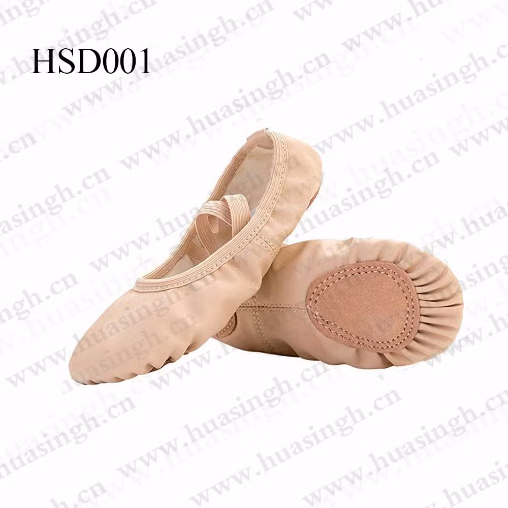 Lxg, High Quality Full Leather Dance Shoe for Children&Lady Factory Direct Sale Small Size Comfy Multicolor Ballet Shoe Hsd001