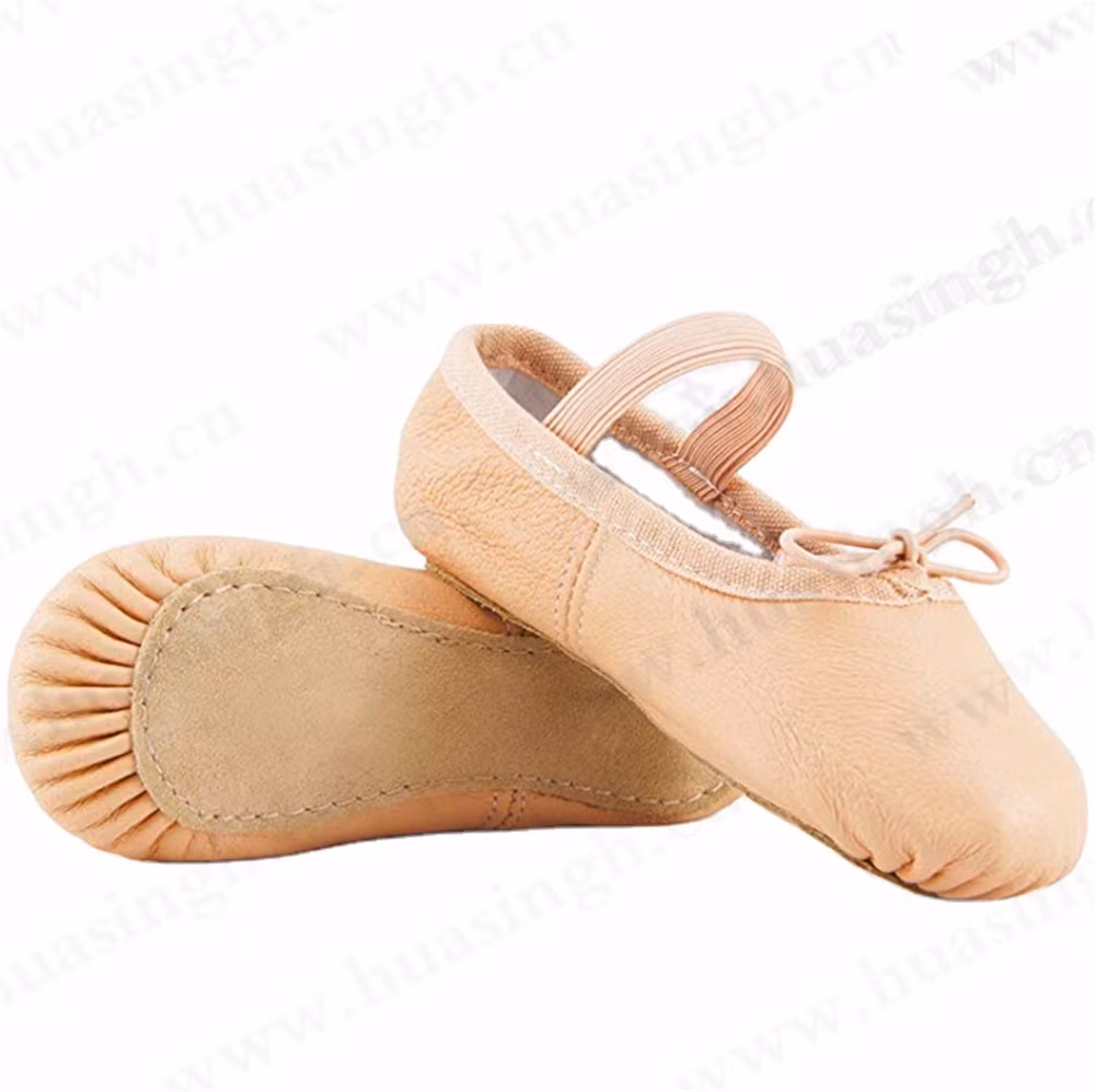 Lxg, High Quality Full Leather Dance Shoe for Children&Lady Factory Direct Sale Small Size Comfy Multicolor Ballet Shoe Hsd001