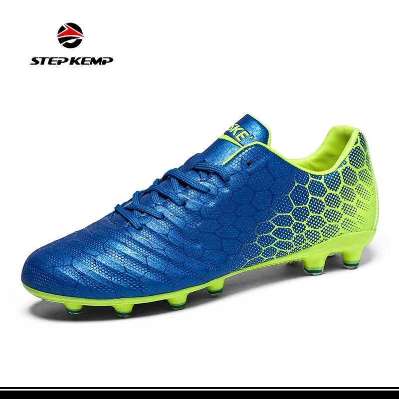 Men&prime;s Soccer Cleats Professional High-Top Breathable Athletic Football Shoes Ex-24f7005