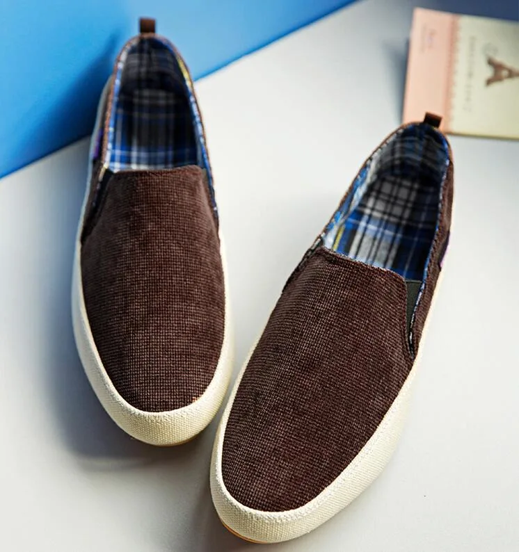 Suede Fabric Fashion Classical Student Adult Men Sports Shoe Loafers