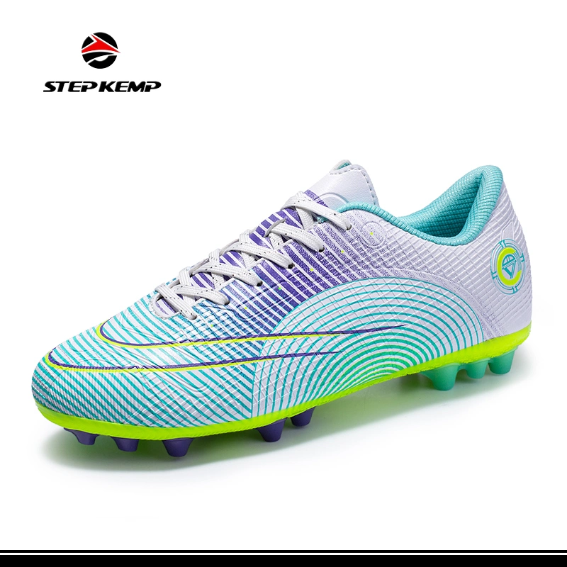 Men&prime;s Soccer Cleats Professional High-Top Breathable Athletic Football Shoes Ex-24f7005