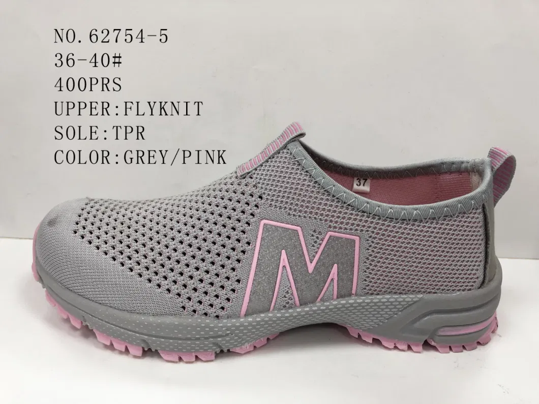 Men and Lady Anti-Skid Comfortable Breathable Sport Running Slip-on Shoes