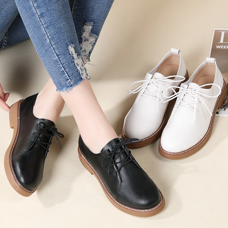 American Vintage Lace-up Loafers for Ladies