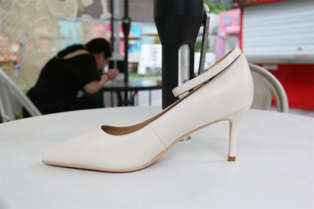 Strap Lady Stiletto Heel Leather Dress Wedding Party Women Fashion Office Shoes