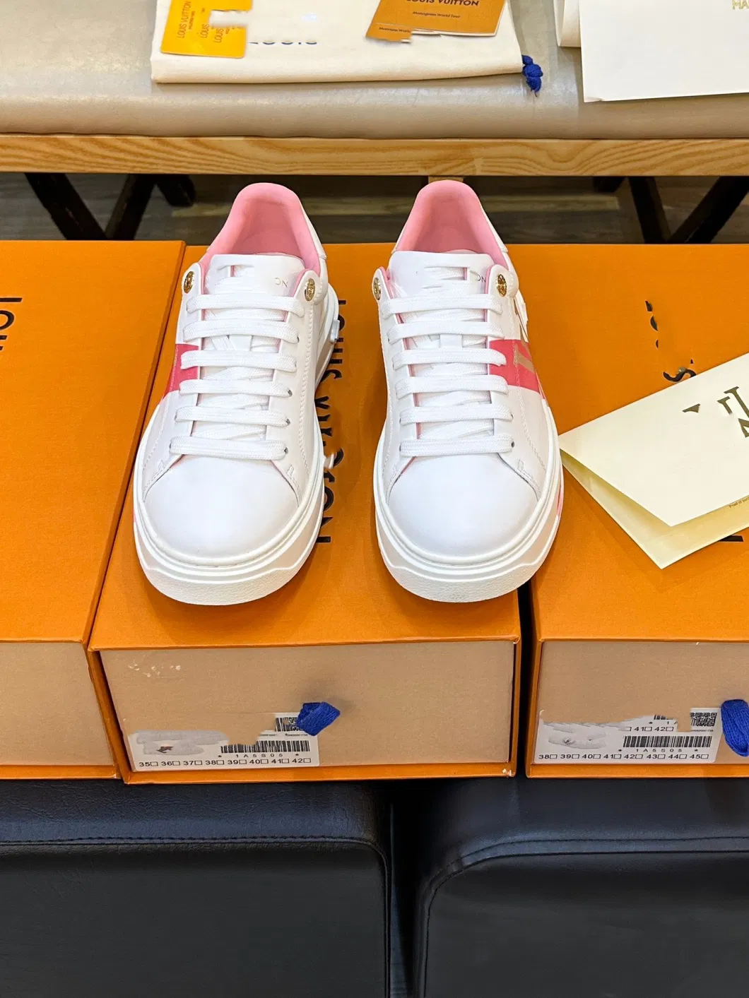 Wholesale Branded Replicas Luxury Fashion Factory L&V&prime; S Casual Sport Putian White Shoes