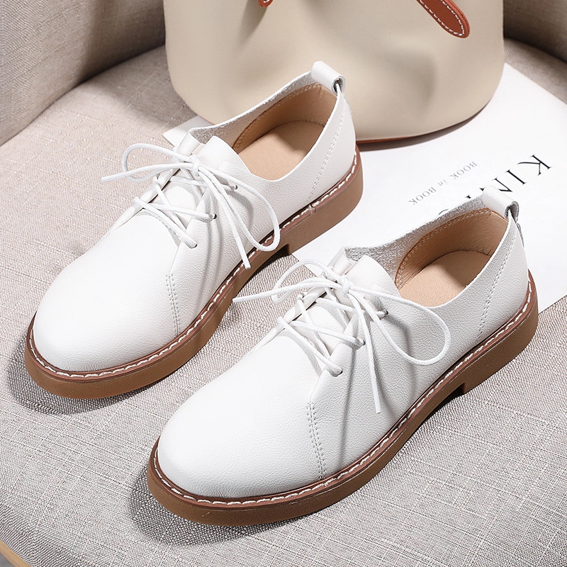 American Vintage Lace-up Loafers for Ladies