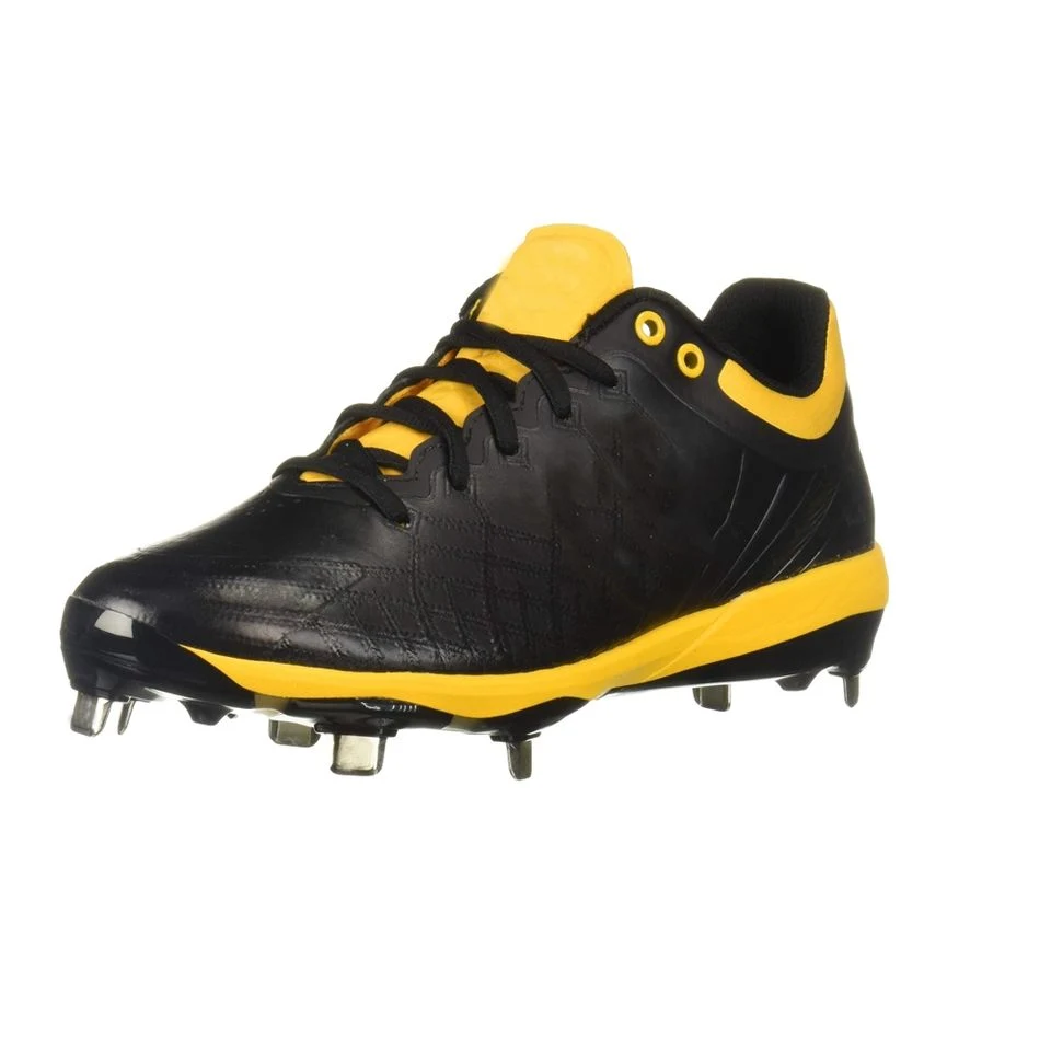 Custom New Design Spikes Faux Leather Men Softball Baseball Turf Shoes